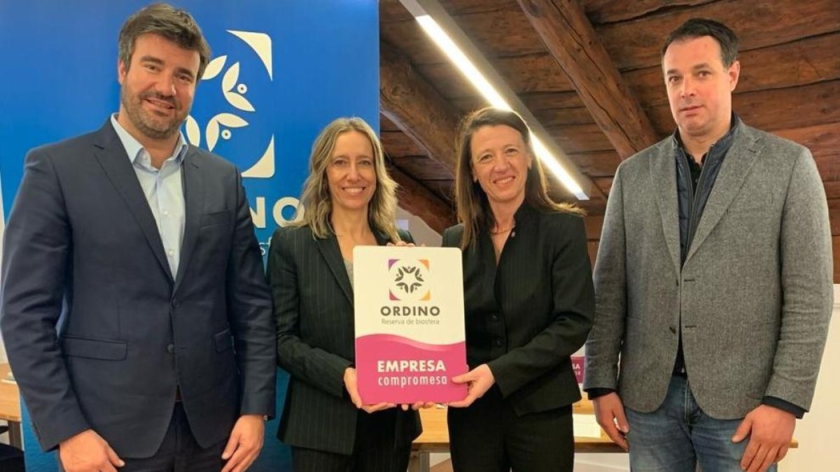 lliurament del segell d'Empresa Compromesa amb la Reserva de la Bisofera