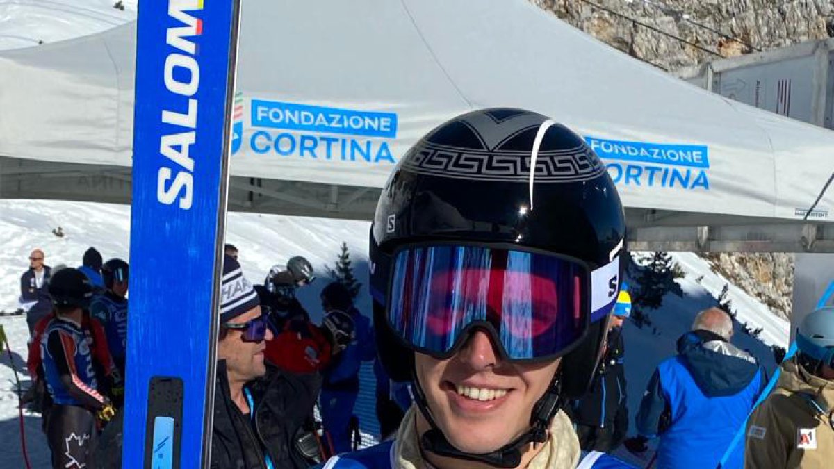 Roger Puig disputa avui el descens de Cortina d'Ampezzo.
