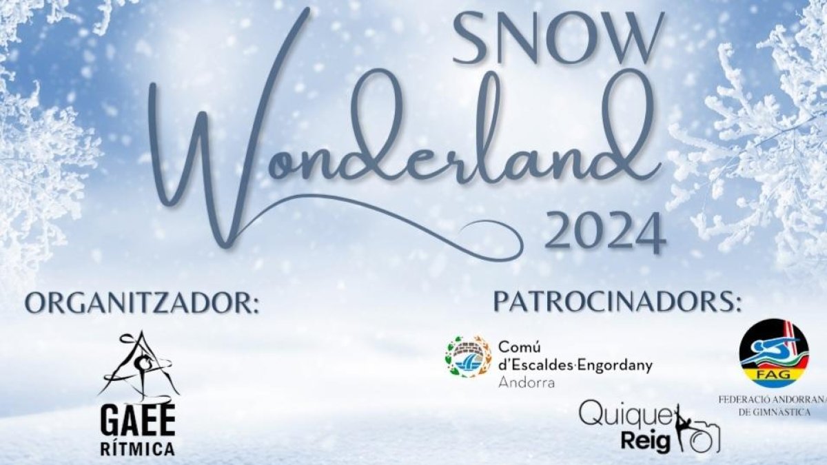 Cartell de la competició Snow Wonderland