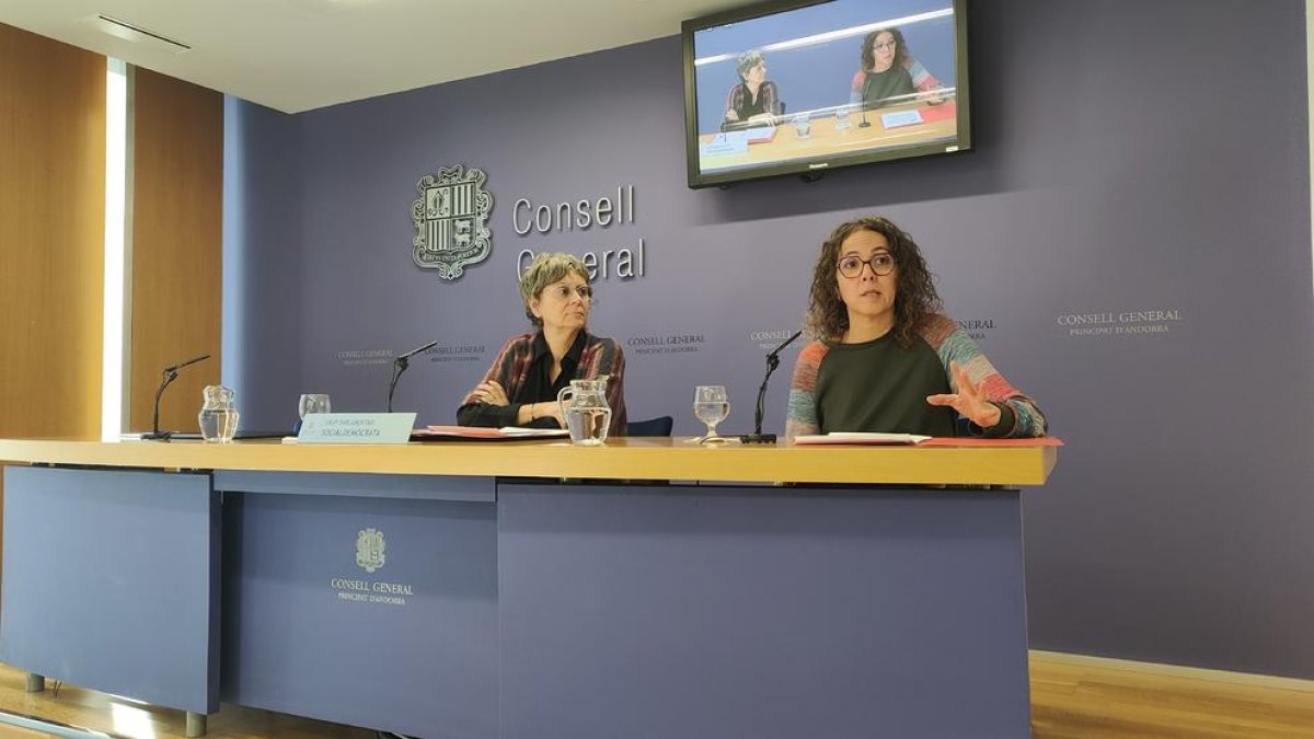 Roda de premsa del PS d'aquest matí