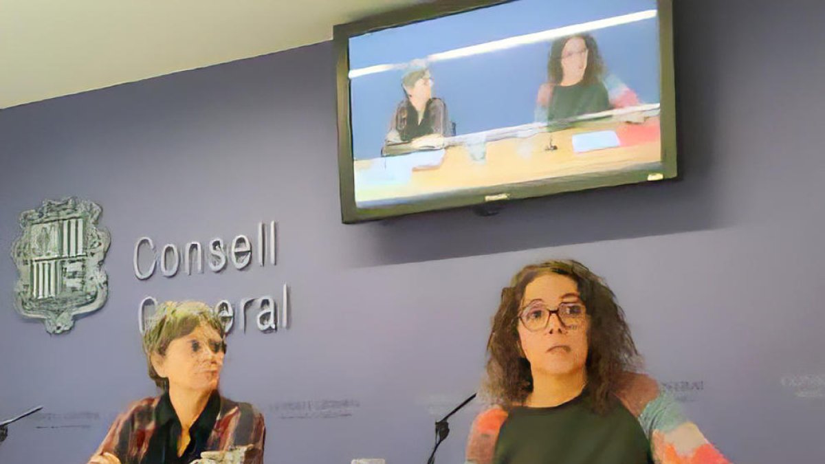 Vela i Salazar a la roda de premsa d'ahir.