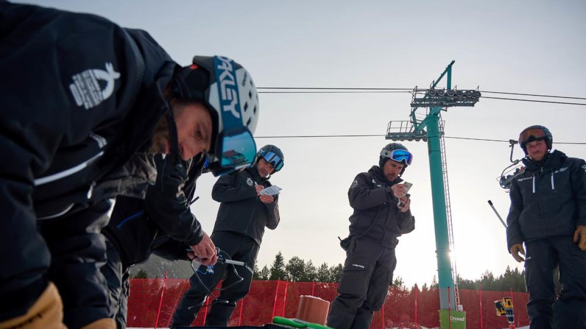 Snow test a la pista de l'Avet