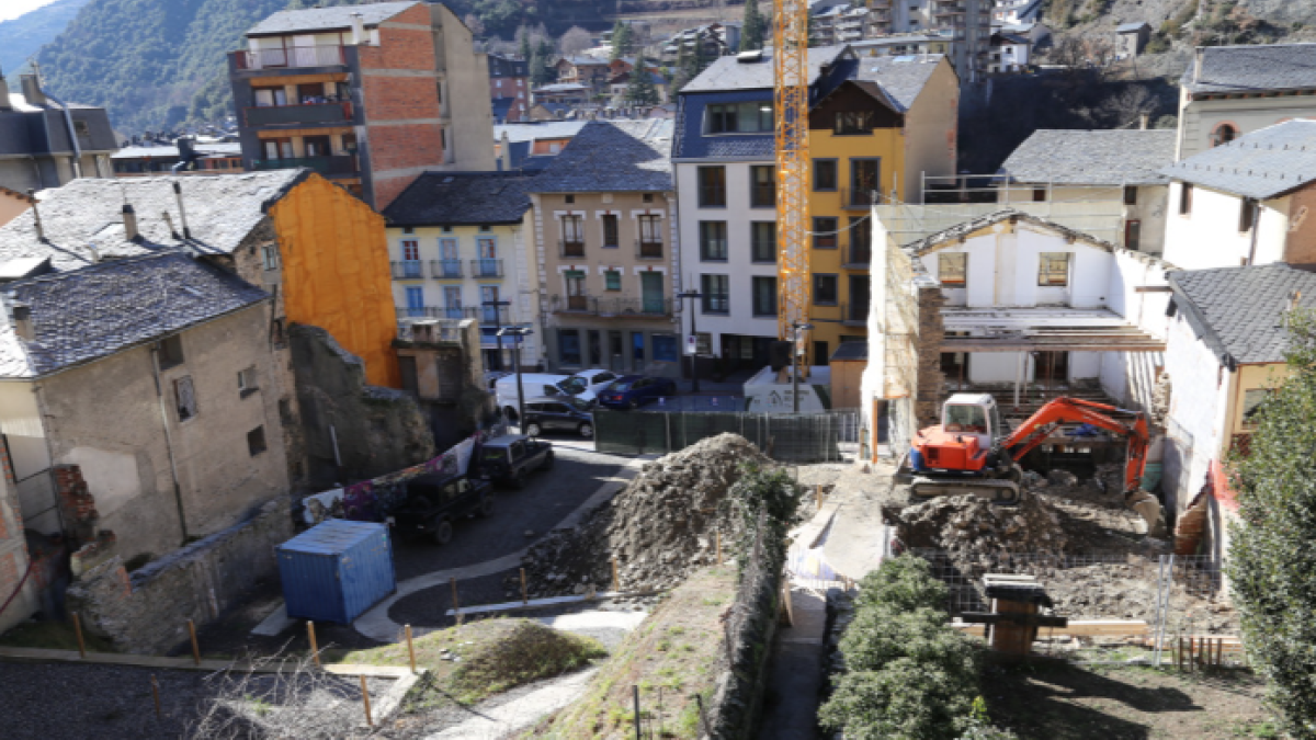 La zona de la plaça Major de Sant Julià