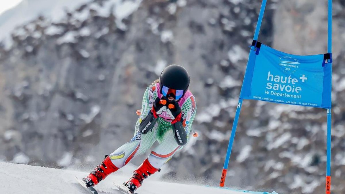 Garcia baixant al supergegant