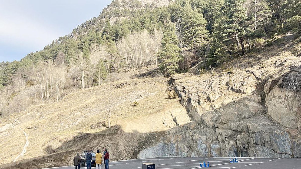 Aparcament de Terra Borda.