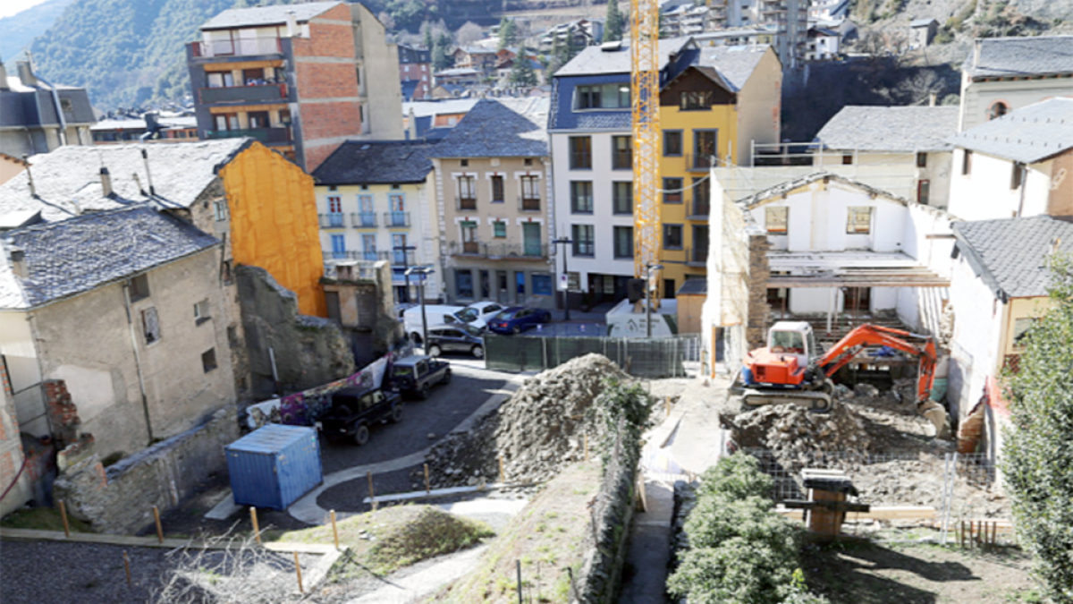Les pistes de petanca, al Prat del Senzill