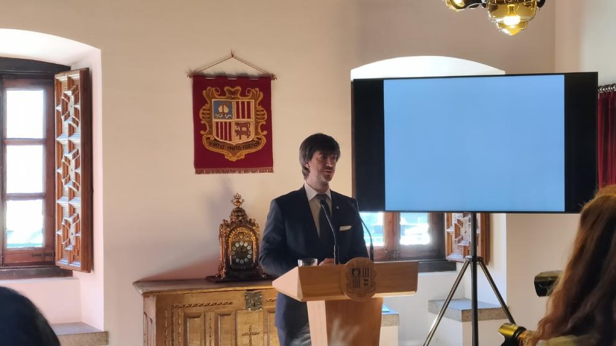 Ensenyat a Casa de la Vall aquest matí