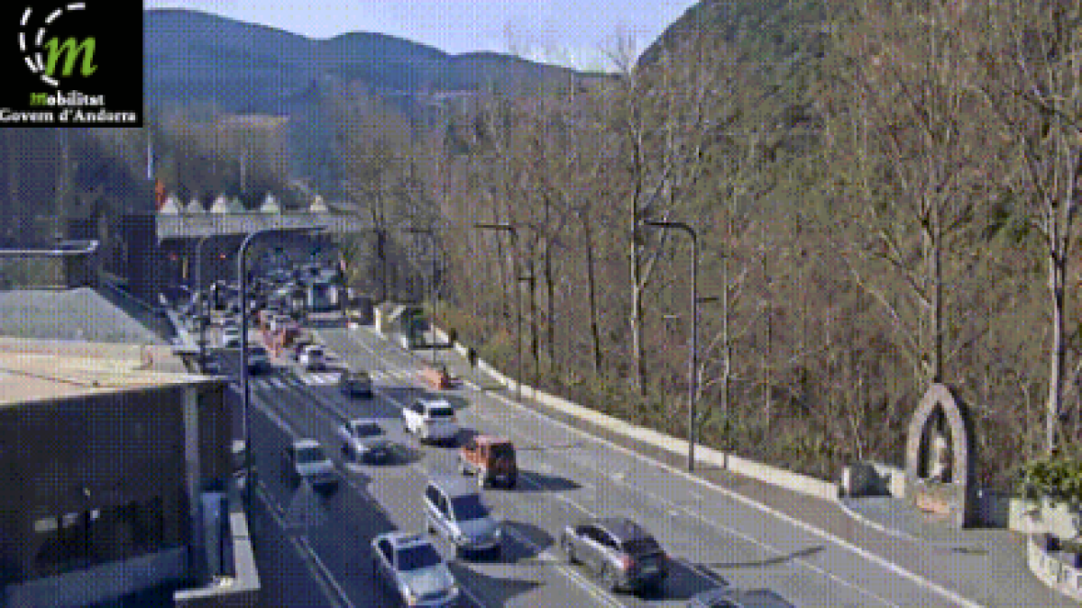 Estat de la frontera del riu Runer aquest matí