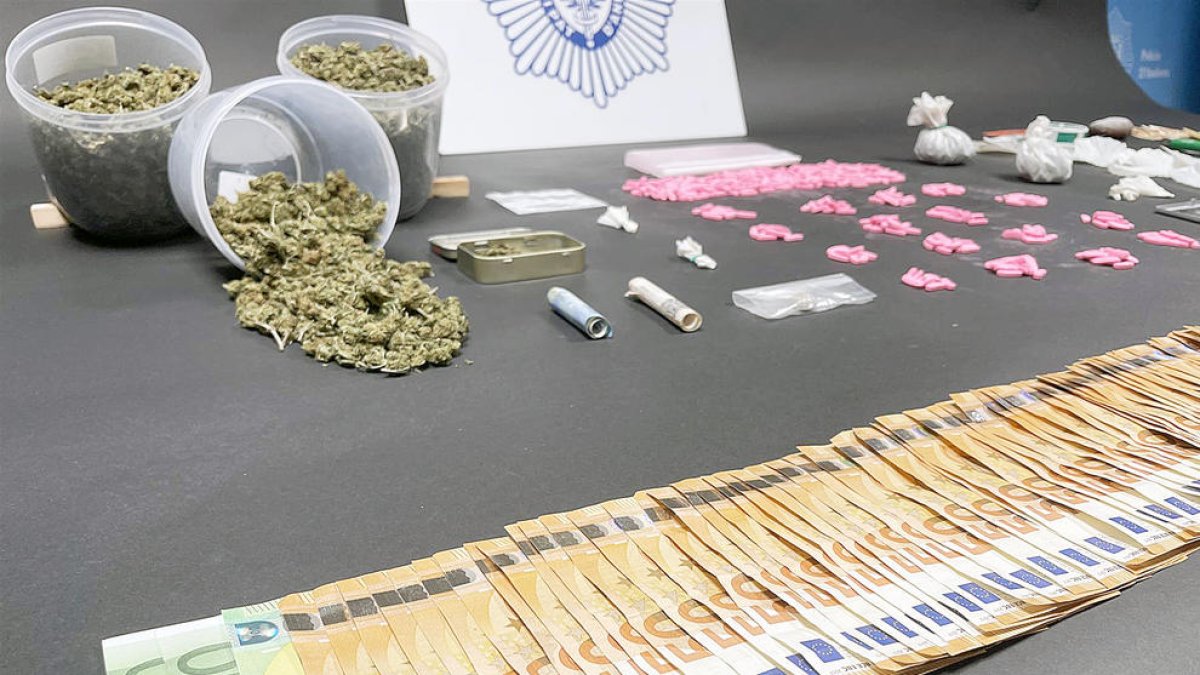 Drogues intervingudes per la policia durant el 2024