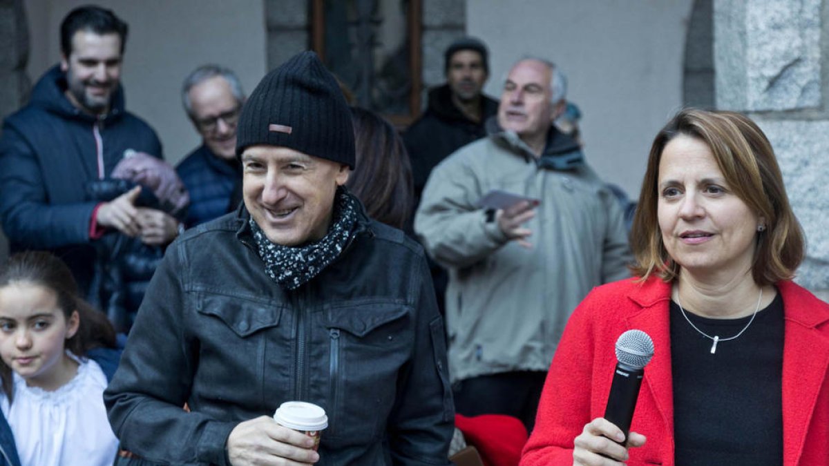 Gili a la celebració dels Encants d'Escaldes