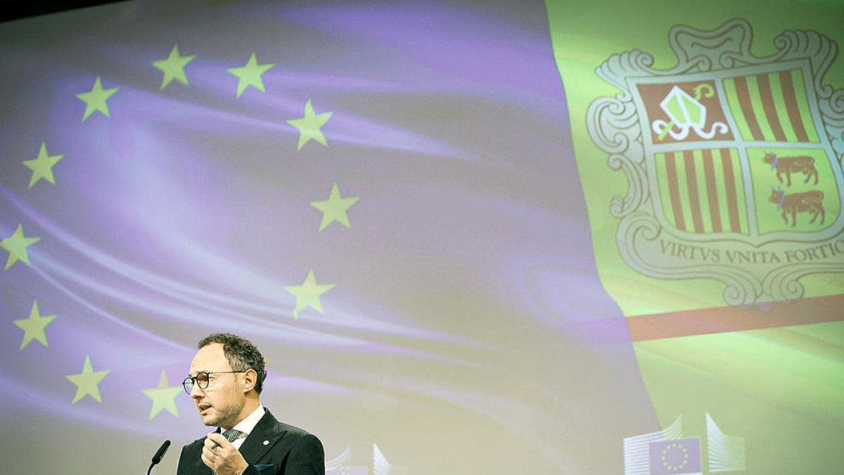 Xavier Espot a Brussel·les.