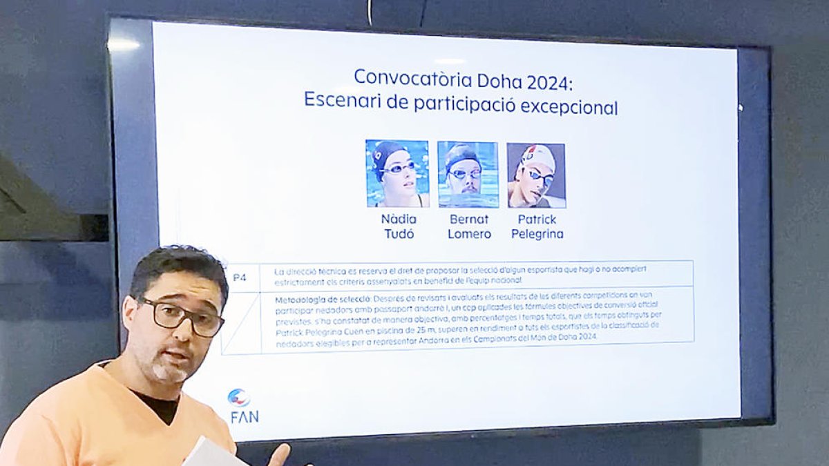 El director tècnic de la FAN, Alfonso Maltrana.