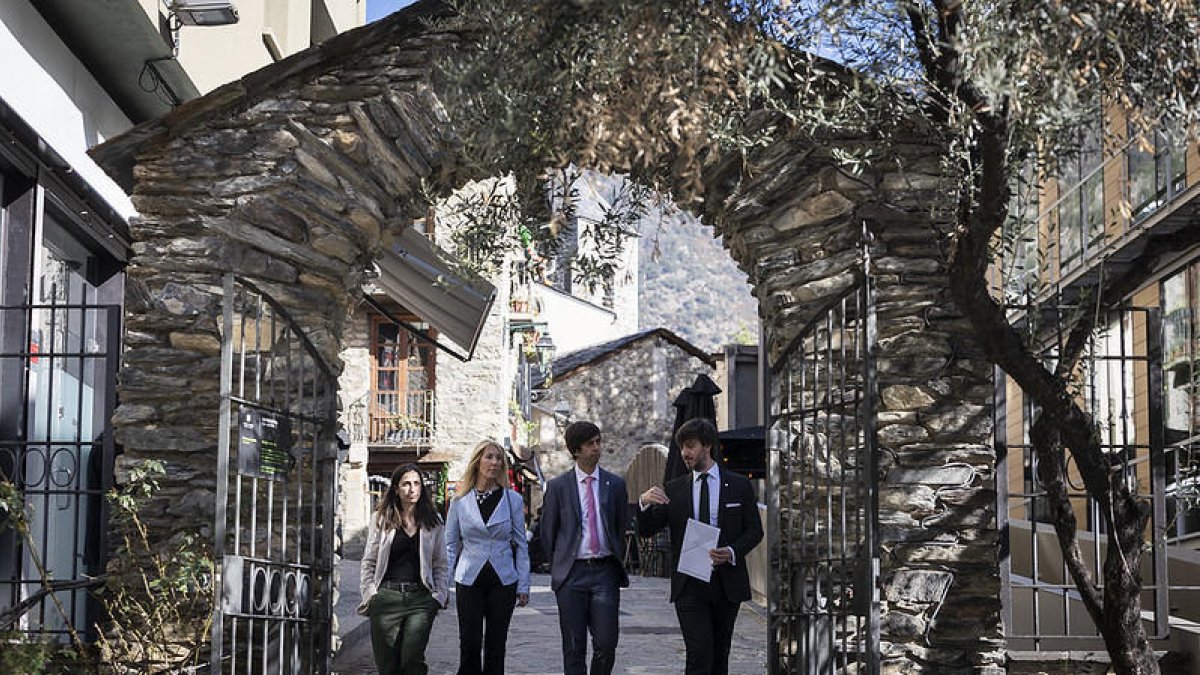 Trobada institucional entre el Comú d'Andorra la Vella i Sindicatura.