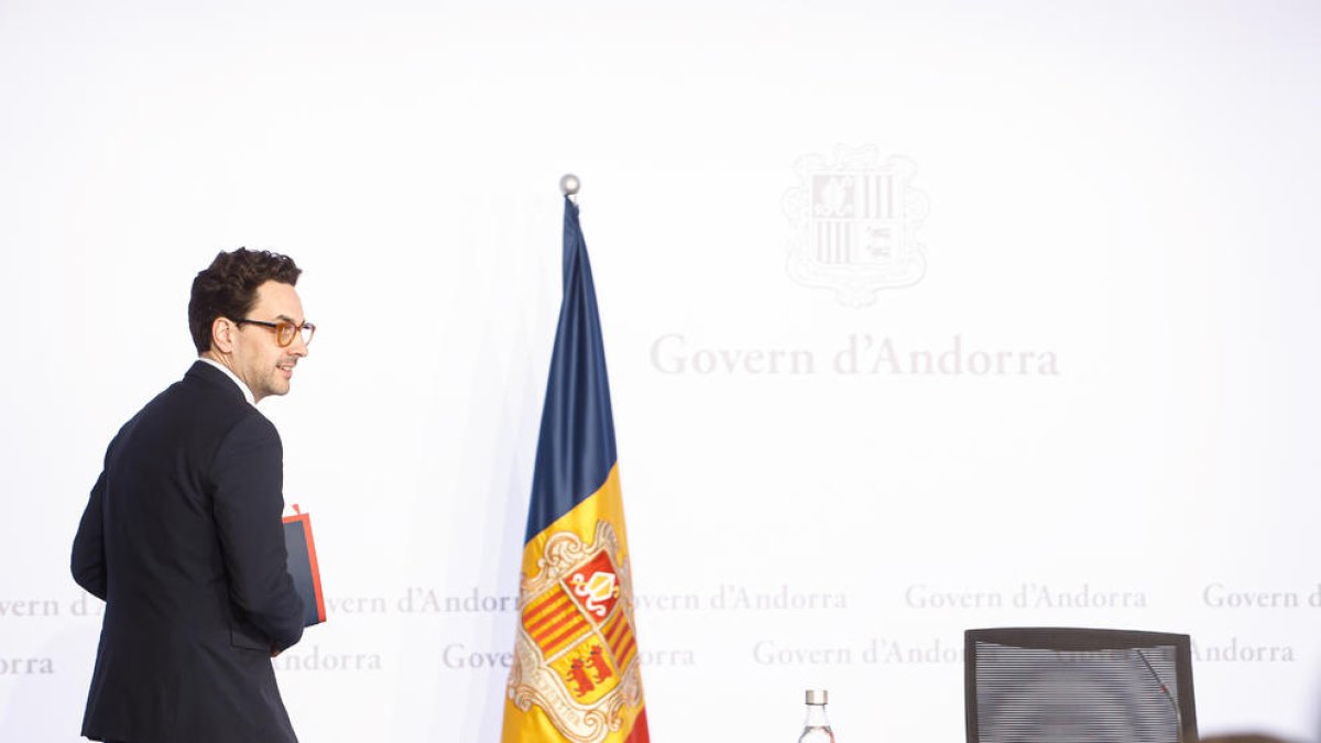 Roda de premsa posterior al consell de ministres.