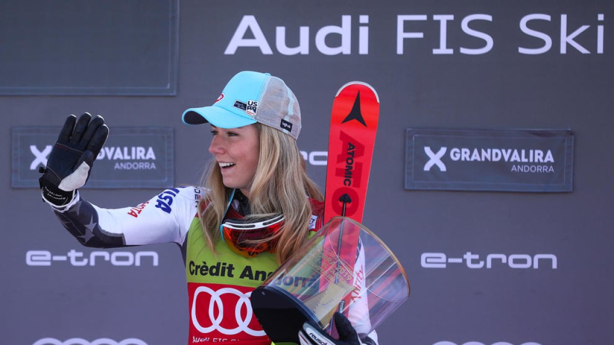 L'americana Mikaela Shiffrin no podrà repetir aquest any els èxits aconseguits a Andorra.
