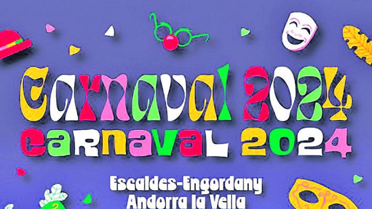 'Penjada del Carnestoltes a l'avinguda Meritxell, 97'