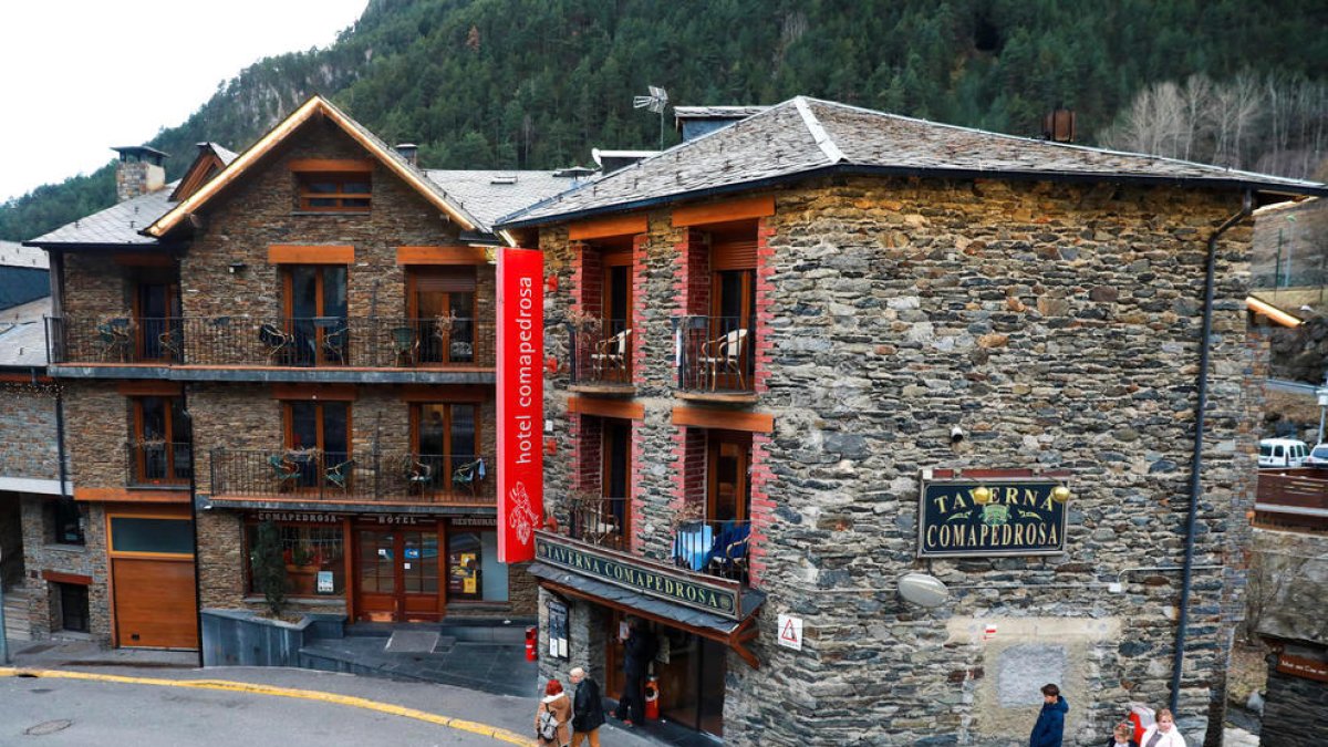 Un dels hotels on van robar.