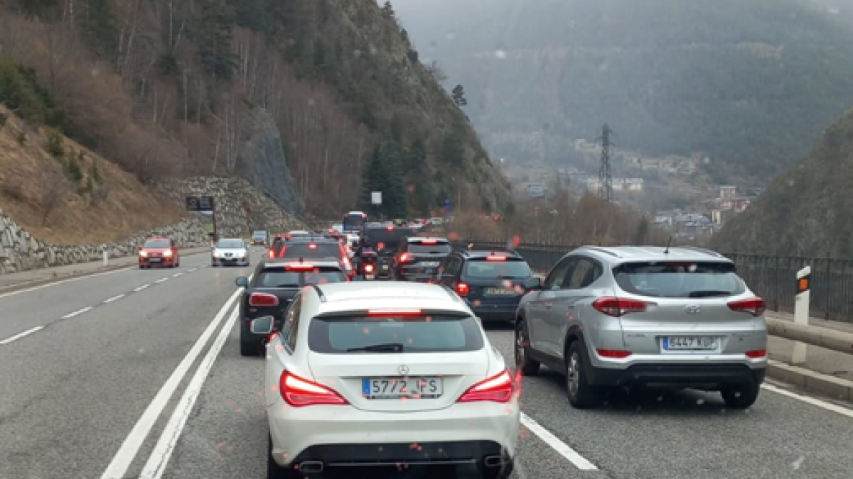 Cues de baixada a l'alçada d'Encamp