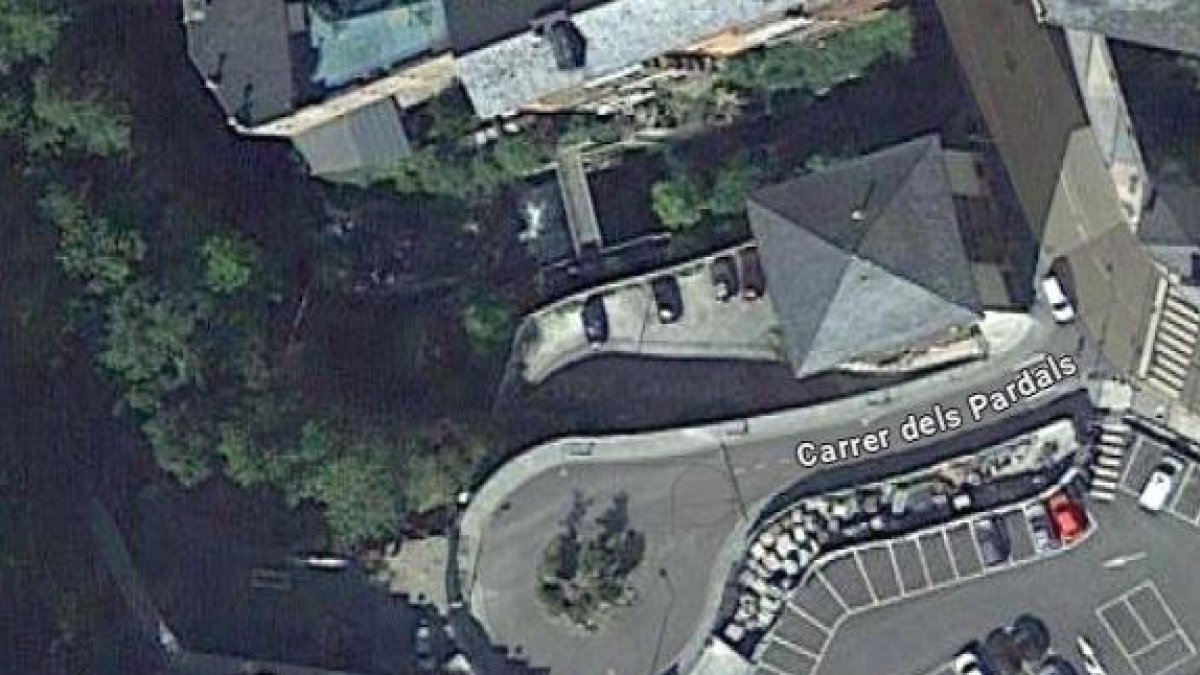 Vista aèria del terreny, situat per sobre del Falgueró.