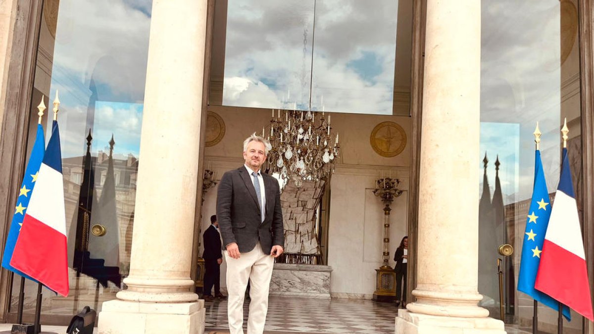 Jean-Michel Armengol a l'Élysée.