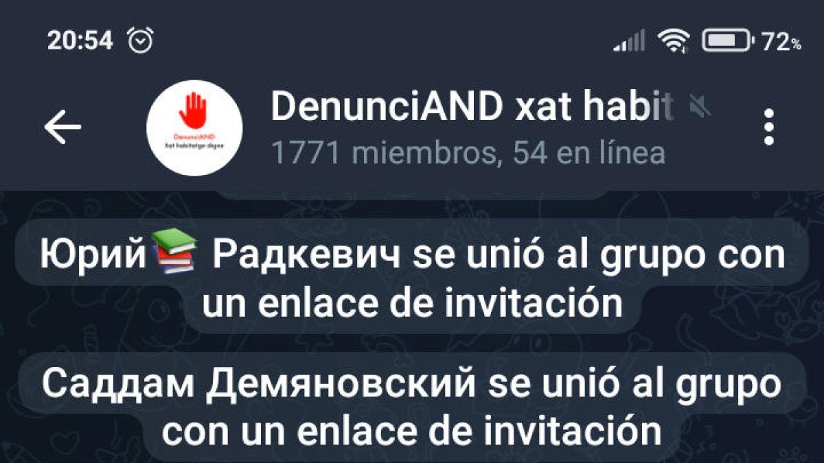 El canal amb els ingressos de bots.