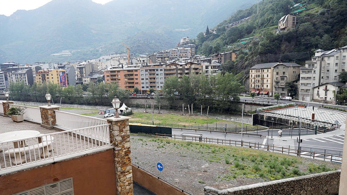 Els terrenys on es projecta la benzinera.