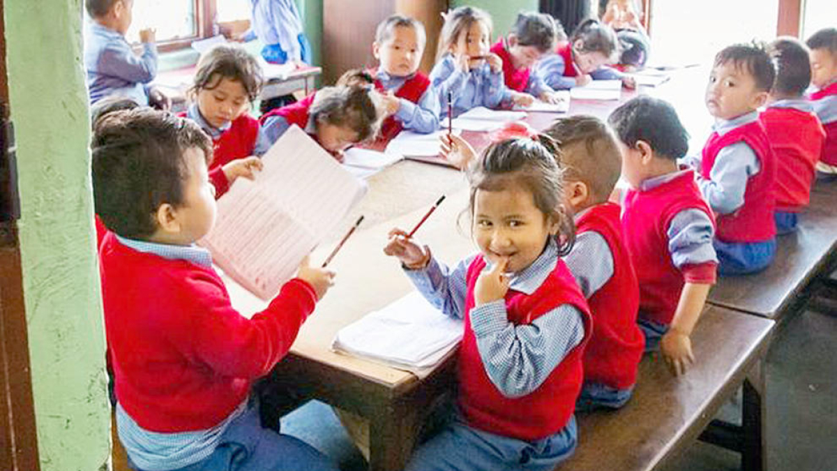 Una de les obres de la Fundació Kailash Home