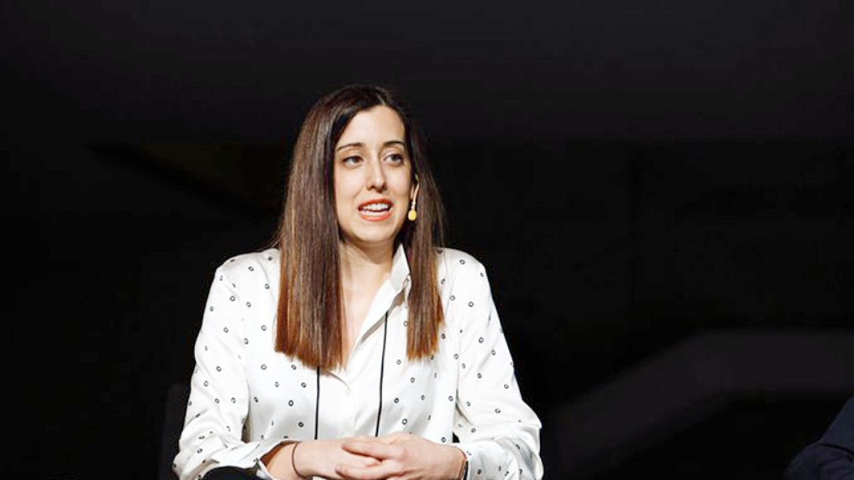 Mariona Ferrer a l'acte.