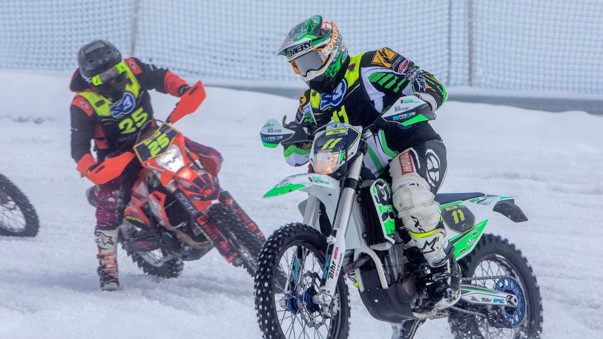 Un moment de la prova final de la categoria Ice Gladiators de les Andbank GSeries 2024.