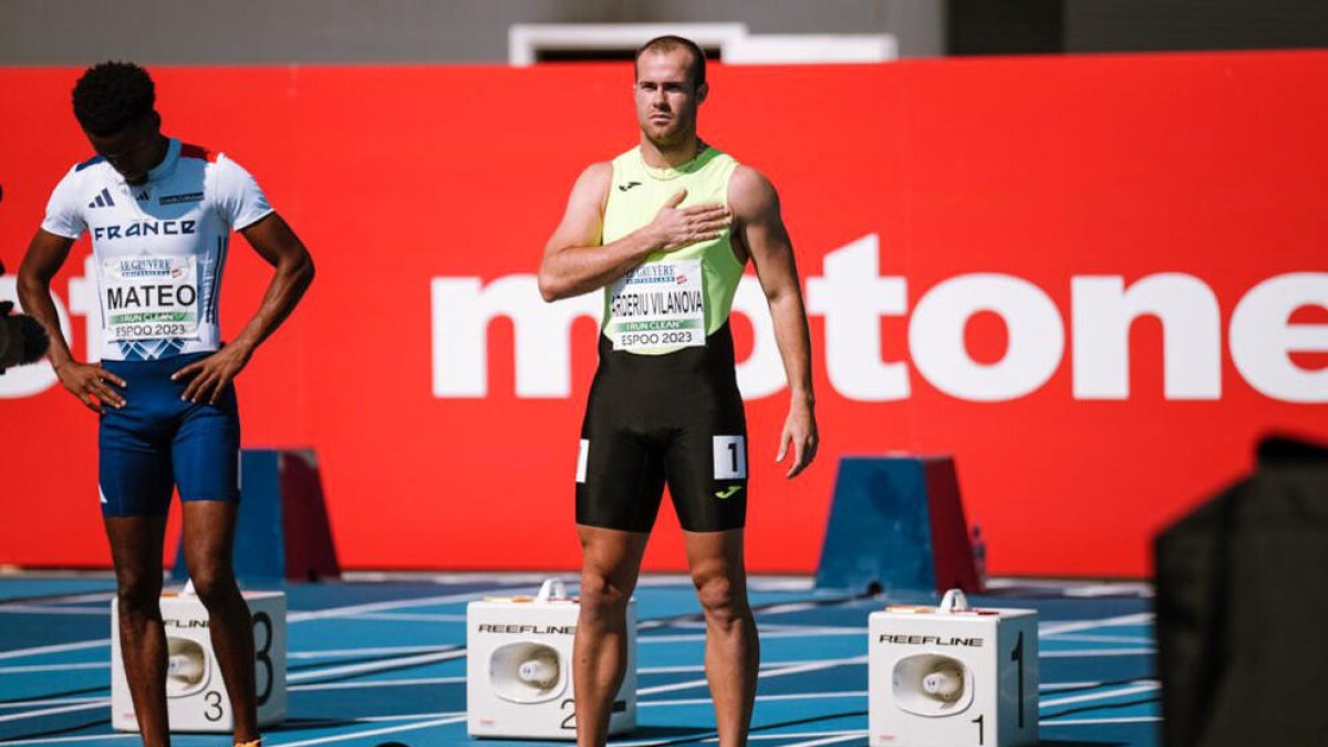 Guillem Arderiu en una competició anterior.