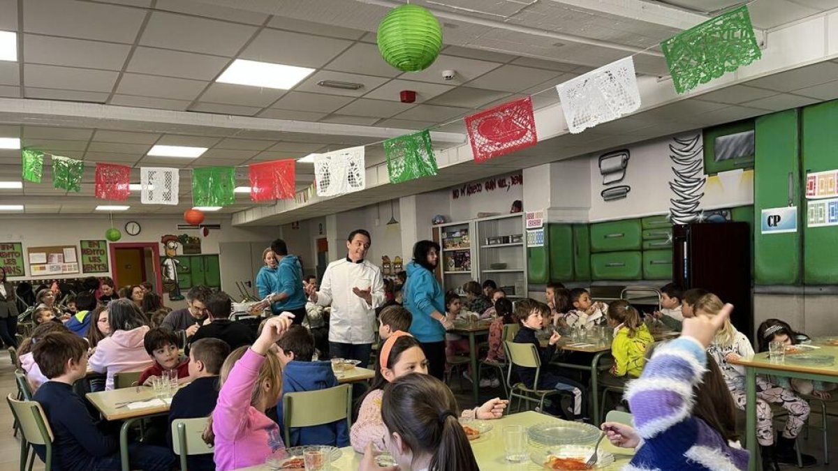 Jornada gastronomia sostenible a l'escola francesa de la Massana