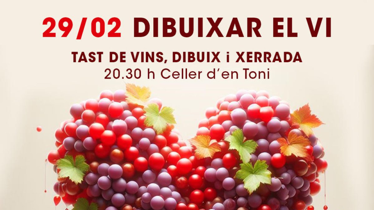Cartell del taller de degustació de vi