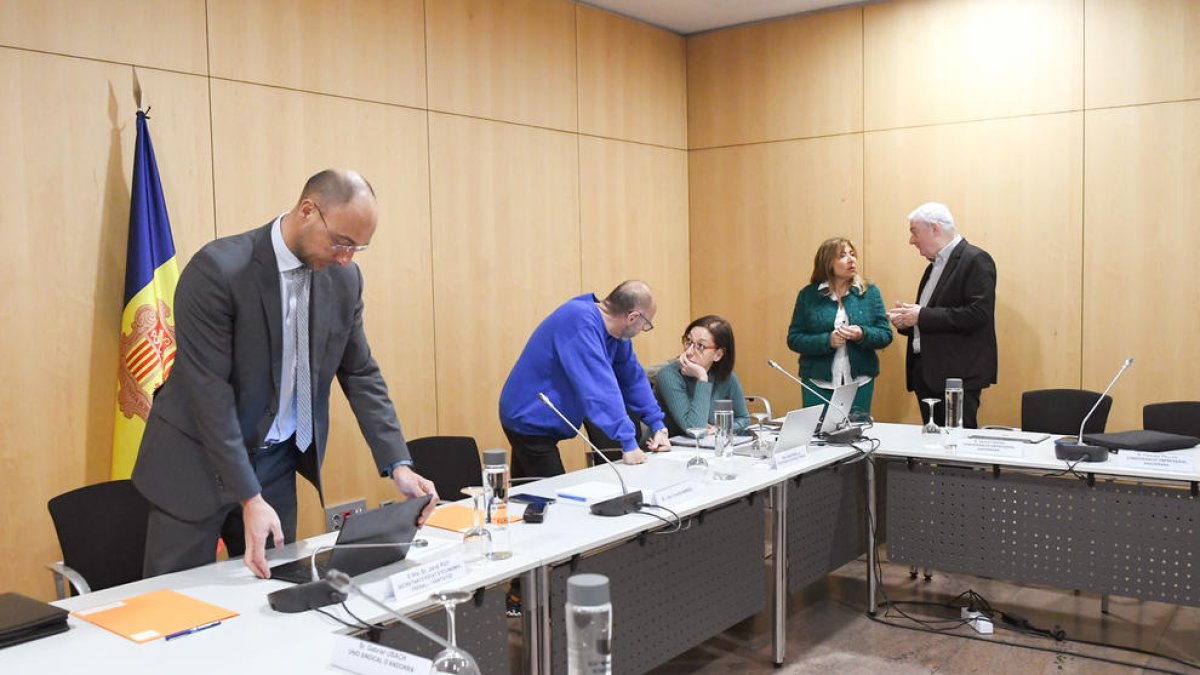 Reunió del Consell Econòmic i Social.