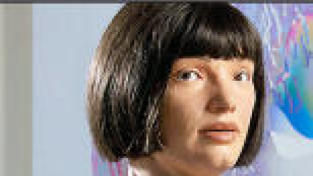 AI-DA, el robot artista creat el 2019, que fins i tot ha exposat a la Biennal de Venècia.