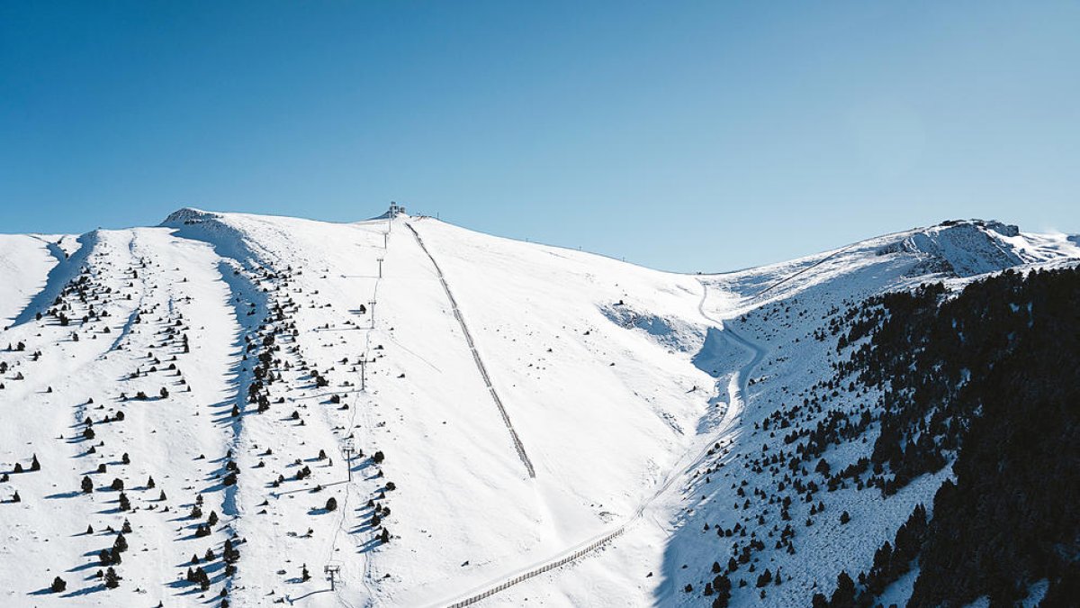 La nova àrea esquiable.