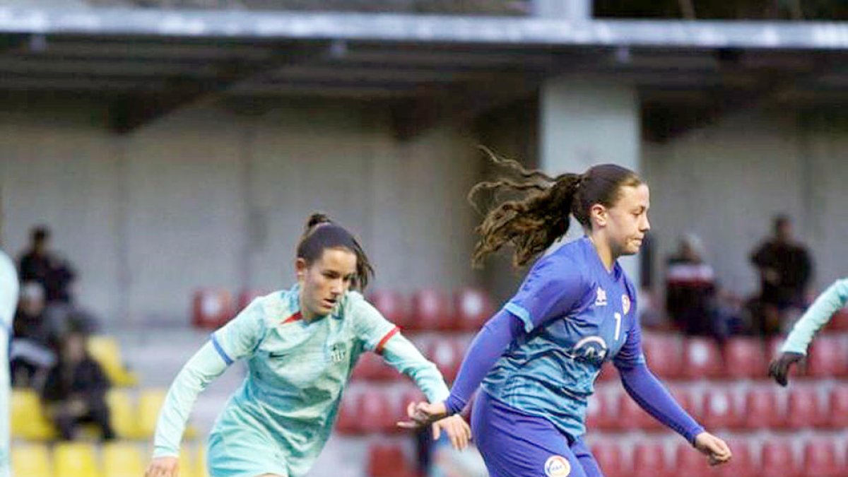 Derrota de l'Enfaf contra el Barça C.