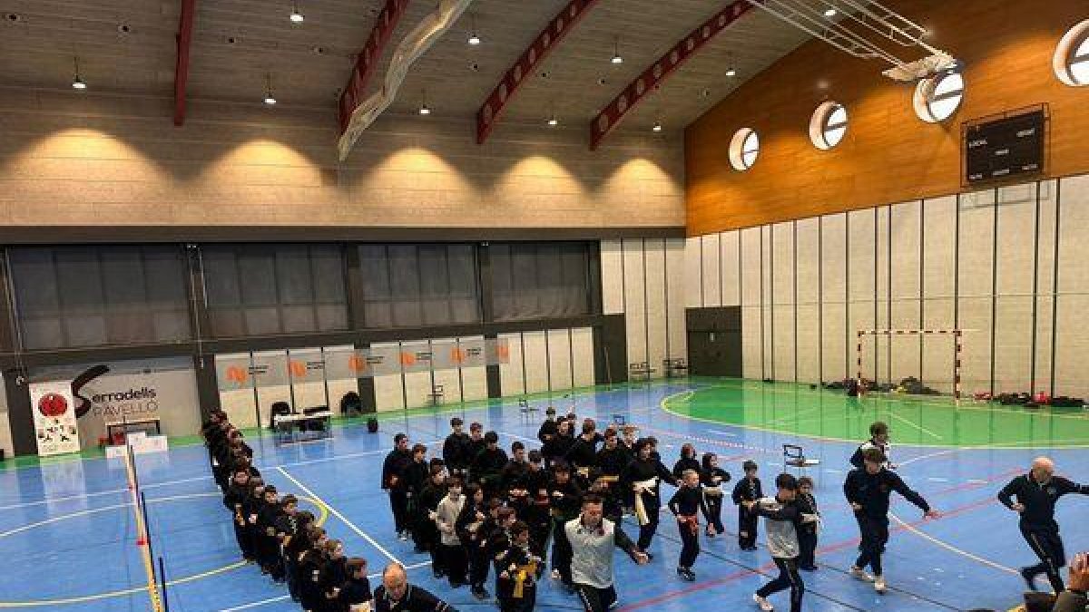 Els competidors de Wushu Kung-fu