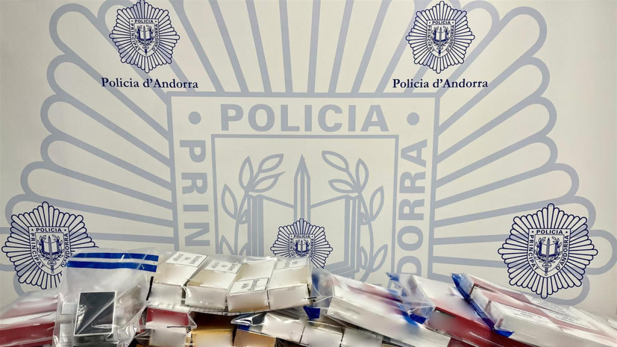 Mercaderia furtada intervinguda per la policia als quatre detinguts