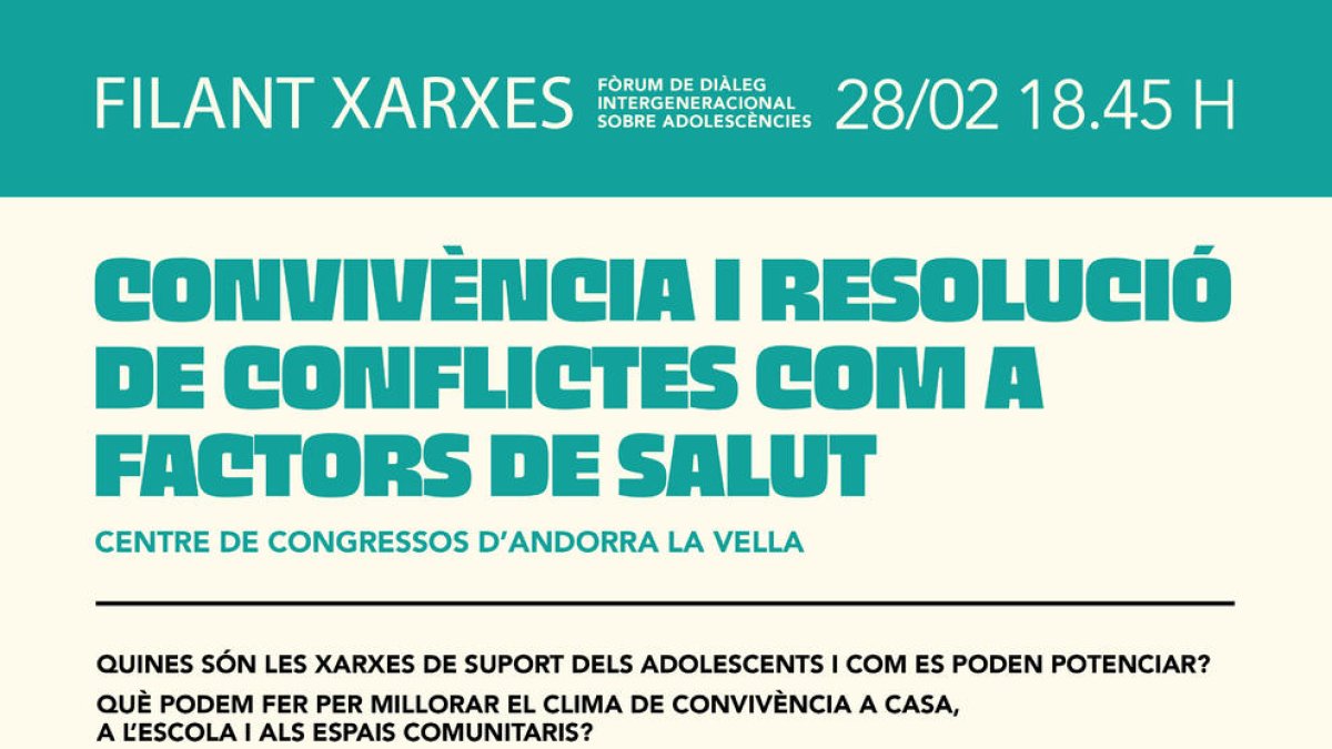 Cartell 'Filant xarxes'