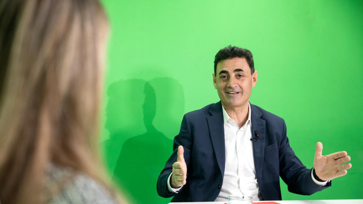 Raul Ferré al plató de DiariTV.