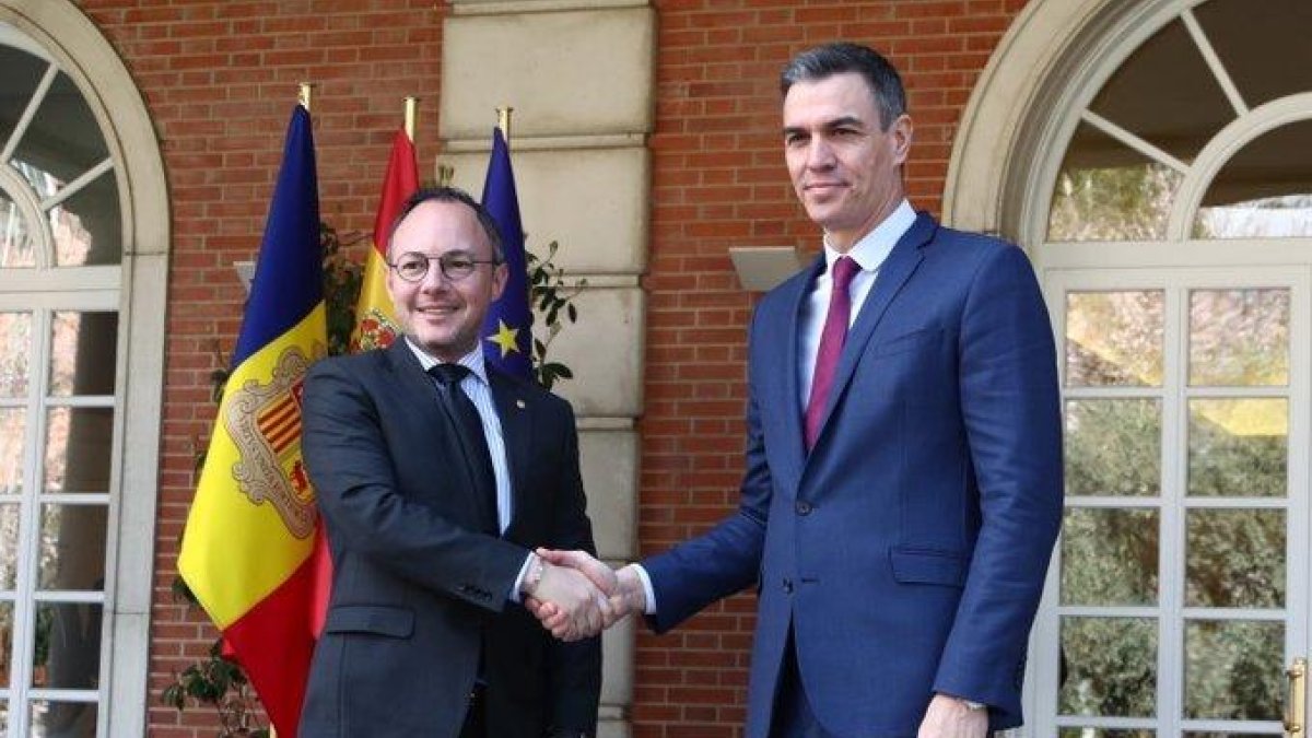 Trobda de Pedro Sánchez i Xavier Espot aquest matí