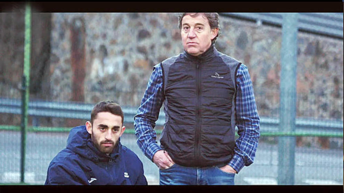 Genís Besolí i el seu pare durant el reportatge de TV3 'El cas Rosell