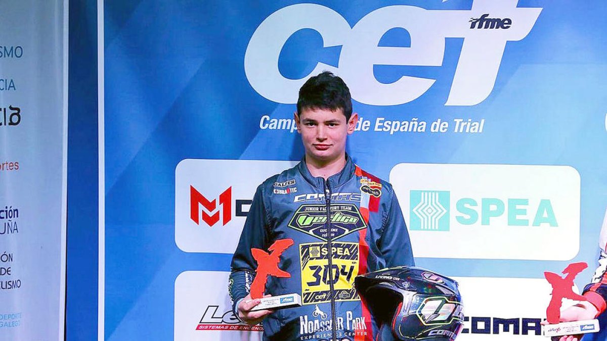 Edgar García va fer uan gran actuació a Arteixo.