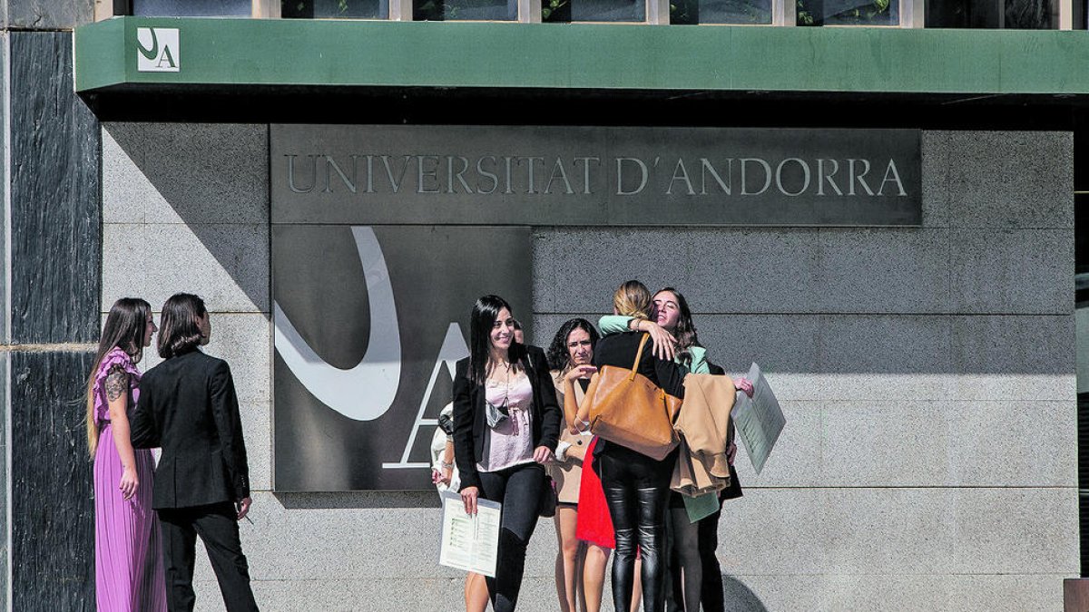 Estudiants a la universitat