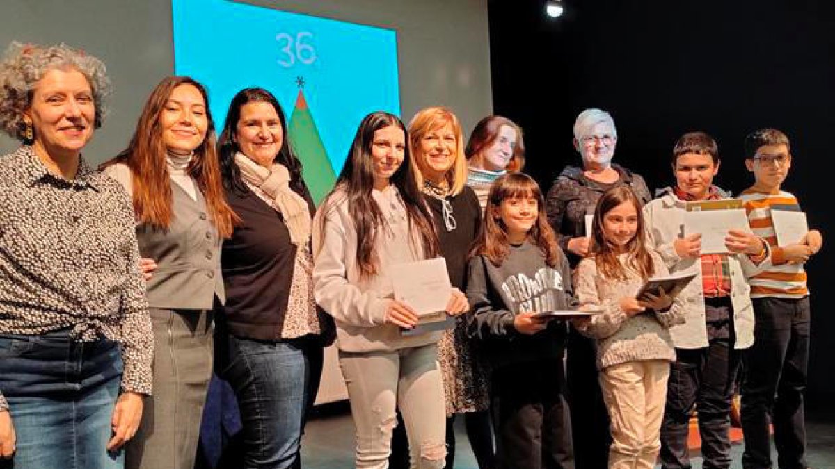 Entrega de premis del concurs de contes de Nadal