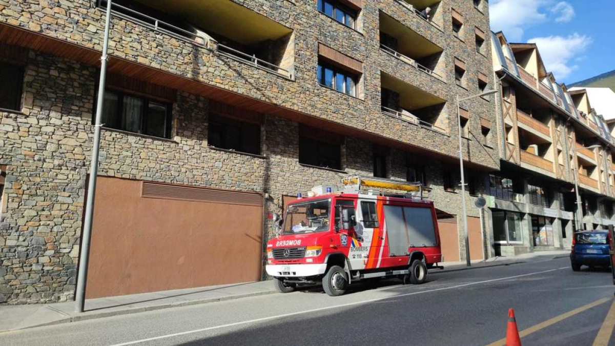 Unitat de bombers a Encamp