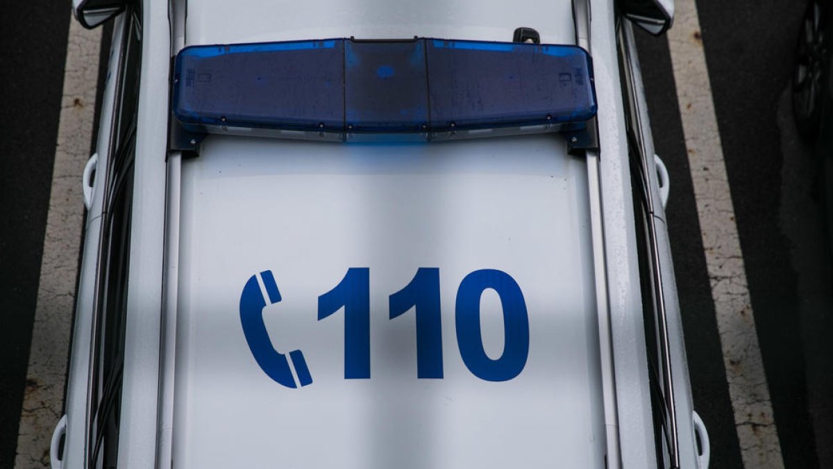 Un vehicle de la policia