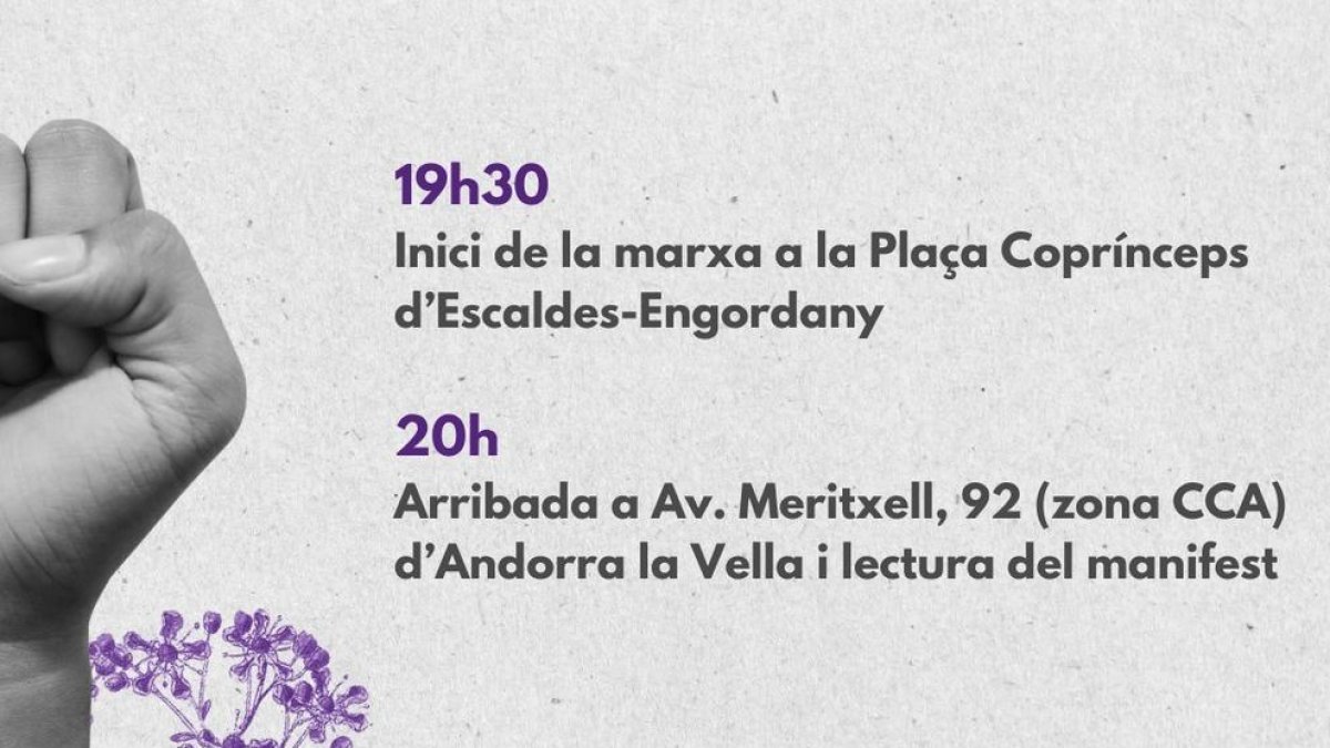 Convocatòria d'Acció Feminista pel Dia de la Dona