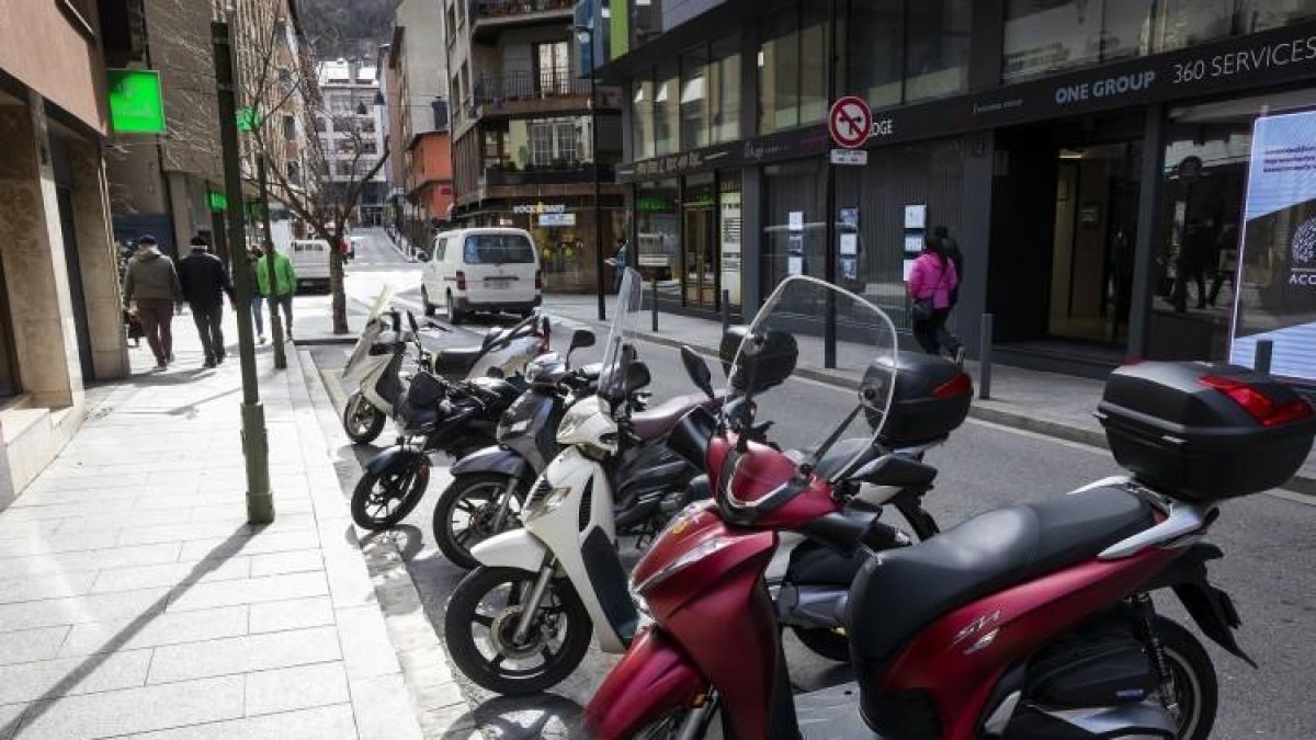 Una de les zones amb nous aparcaments a Prada Ramon