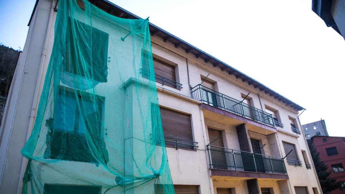 Edifici del carrer de l'Obac d'Escaldes.